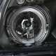 Hyundai Tucson 2005-2009 Black Projector Headlights with LED