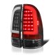 Toyota Tacoma 2005-2011 Black Headlights and Tube LED Tail Lights