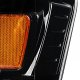 Ford F250 Super Duty 2008-2010 Glossy Black Halo Projector Headlights with LED
