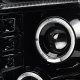 Ford F250 Super Duty 2008-2010 Glossy Black Halo Projector Headlights with LED