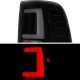 Ford Explorer 2002-2005 Black Smoked Tube LED Tail Lights