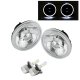 Dodge Challenger 1970-1974 White Halo LED Headlights Conversion Kit Low Beams