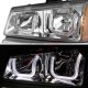 Chevy Avalanche 2003-2006 LED DRL Headlights Tube Bumper Lights