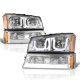 Chevy Silverado 2003-2006 LED DRL Headlights Tube Bumper Lights