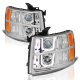 Chevy Silverado 2007-2013 LED DRL Projector Headlights