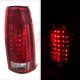 Chevy 3500 Pickup 1988-1998 LED Tail Lights Red Clear