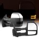 Ford F250 Super Duty 2017-2022 Chrome Power Heated Towing Mirrors Smoked LED Signal