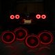 Chevy Corvette C6 2005-2013 Tinted Halo LED Tail Lights Sequential Signals