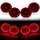 Chevy Corvette C6 2005-2013 Tinted Halo LED Tail Lights Sequential Signals