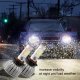 Jeep Wrangler JK 2007-2018 H13 Color LED Headlight Bulbs App Remote