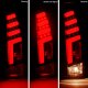 Chevy 3500 Pickup 1988-1998 Black Red Tube LED Tail Lights