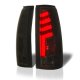 Chevy 1500 Pickup 1988-1998 Smoked Tube LED Tail Lights