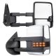 Toyota Sequoia 2008-2020 Chrome Smoked LED Signal Towing Mirrors Power Heated