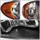 Chrysler Voyager 2001-2003 Black Headlights
