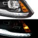 Dodge Ram 3500 2010-2018 Glossy Black Projector Headlights Premium LED DRL Signal Lights