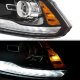 Dodge Ram 2500 2010-2018 Glossy Black Projector Headlights Premium LED DRL Signal Lights