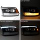 Dodge Ram 2500 2010-2018 Black DRL Projector Headlights LED Signal Lights