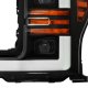 Ford F250 Super Duty 2017-2019 Black Projector Headlights LED DRL Dynamic Signal Activation