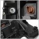 Ford F550 Super Duty 2017-2019 Black LED Tube DRL Projector Headlights