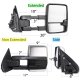 Chevy Silverado 2500HD 2015-2019 Chrome Towing Mirrors Smoked LED DRL Power Heated