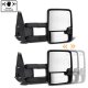Chevy Suburban 2007-2014 White Towing Mirrors Smoked LED DRL Power Heated