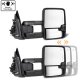 Chevy Silverado 2007-2013 Towing Mirrors Smoked LED DRL Power Heated