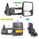Chevy 2500 Pickup 1988-1998 Towing Mirrors LED Running Lights Power