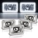 Mercury Cougar 1977-1986 LED Halo Sealed Beam Headlight Conversion Low and High Beams