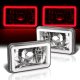 Chevy 1500 Pickup 1981-1987 Red Halo Tube Sealed Beam Headlight Conversion