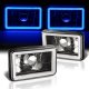 Ford Mustang 1979-1986 Blue Halo Tube Black Sealed Beam Headlight Conversion