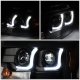 Ford F150 2004-2008 Black LED DRL Projector Headlights