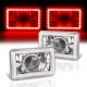 Chevy Blazer 1981-1988 Red LED Halo Sealed Beam Projector Headlight Conversion
