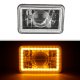 Toyota Cressida 1981-1984 Amber LED Halo Black Sealed Beam Projector Headlight Conversion