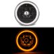 Ford Torino 1970-1976 Amber Halo Tube Black Sealed Beam Headlight Conversion