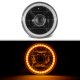 Buick Special 1961-1969 Amber LED Halo Black Sealed Beam Projector Headlight Conversion