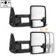 Chevy Silverado 3500 2001-2002 Chrome Towing Mirrors Smoked LED DRL Power Heated