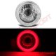 Chevy Chevette 1976-1978 Red Halo Tube Sealed Beam Projector Headlight Conversion