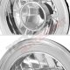 Chevy Monza 1975-1976 Red Halo Tube Sealed Beam Projector Headlight Conversion