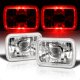 Mitsubishi Starion 1984-1989 Red Halo Sealed Beam Projector Headlight Conversion
