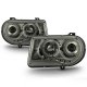 Chrysler 300 2005-2008 Smoked Halo Projector Headlights with LED
