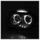 Chrysler 300 2005-2008 Smoked Halo Projector Headlights with LED