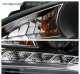 Hyundai Genesis 2010-2012 Black Projector Headlights LED DRL
