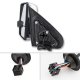 GMC Sierra 3500HD 2015-2019 Chrome Power Folding Towing Mirrors LED DRL Lights