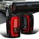 GMC Sierra 3500HD 2015-2019 Glossy Black LED Tail Lights