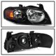Nissan Sentra 2004-2006 Black Headlights