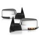 Dodge Ram 1500 2013-2018 Chrome Power Heated Side Mirrors Smoked LED Signal