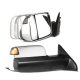 Dodge Ram 1500 2009-2018 Chrome Power Folding Towing Mirrors Smoked LED Signal Heated