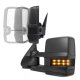 Chevy Avalanche 2003-2005 Power Folding Towing Mirrors Smoked LED Lights