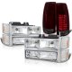 Chevy 3500 Pickup 1988-1993 Headlights Tinted LED Tail Lights