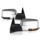 Dodge Ram 1500 2009-2012 Chrome Power Heated Side Mirrors Smoked LED Signal